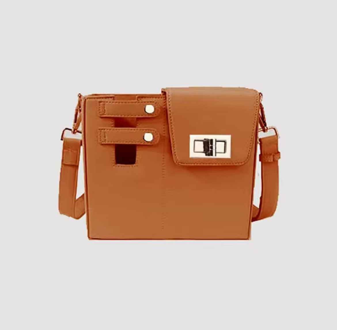 Sac bandoulière élégant pour gourde – Pochette en cuir PU, design luxe pour bouteille Stanley, thermos ou tumbler 40 oz - MoonRose by Amour’Eu