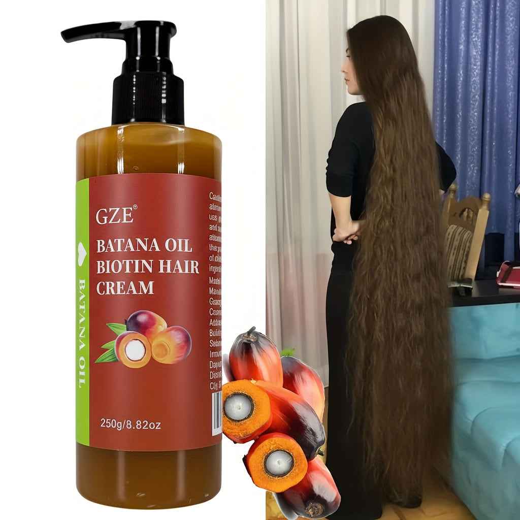 Crème Capillaire Huile de Batana Hydratation Intense – Cheveux Secs & Abîmés