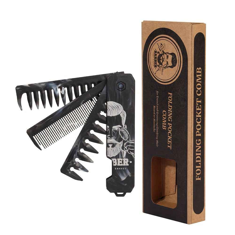 Peigne Pliable Portable – Barbe & Cheveux