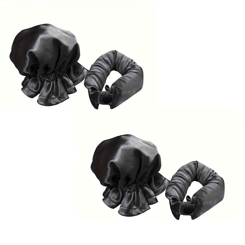 Bandeau Boucleur Sans Chaleur – Kit Curling Heatless – Boucles naturelles sans abîmer les cheveux – Satin Premium