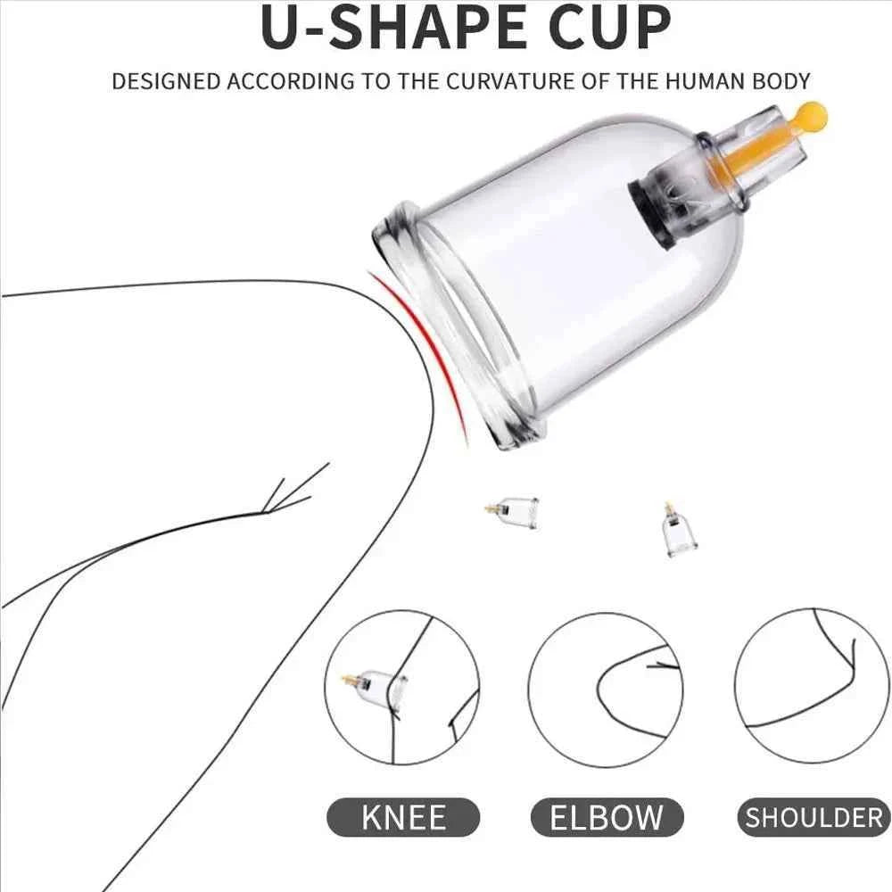 SET HIJAMA PRO — 12 Ventouses + Pompe - MoonRose by Amour’Eu