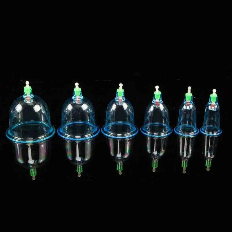 SET HIJAMA ESSENTIEL — 6 Ventouses + Pompe Pro - MoonRose by Amour’Eu