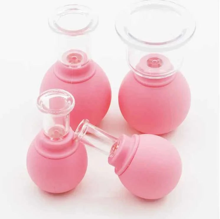 Set de 4 Ventouses Raffermissantes – Massage visage & corps - MoonRose by Amour’Eu