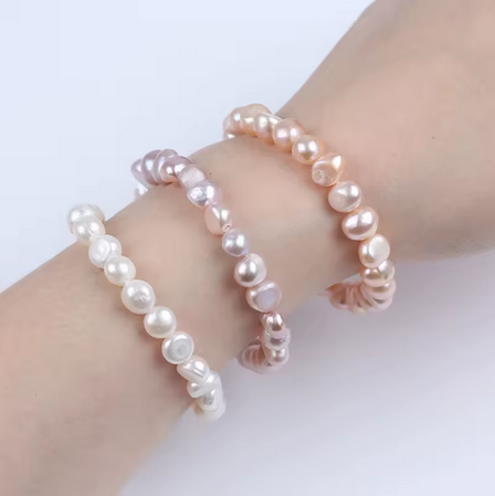 Bracelet Quartz Blanc (fabrication artisanale) - MoonRose by Amour’Eu