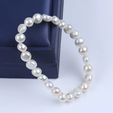 Bracelet Quartz Blanc (fabrication artisanale) - MoonRose by Amour’Eu