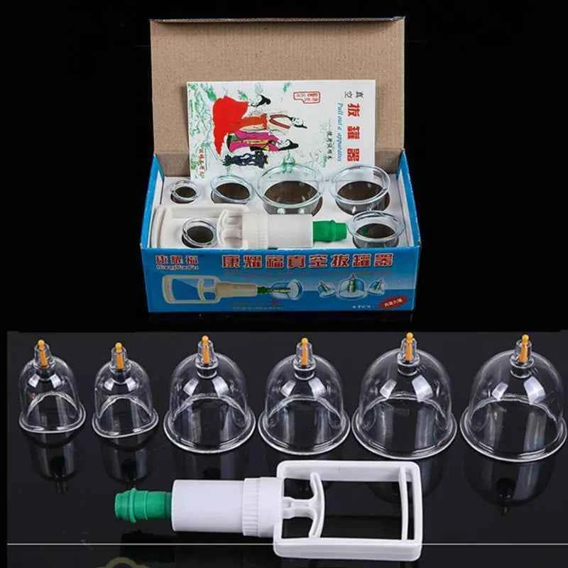 SET HIJAMA ESSENTIEL — 6 Ventouses + Pompe Pro - MoonRose by Amour’Eu
