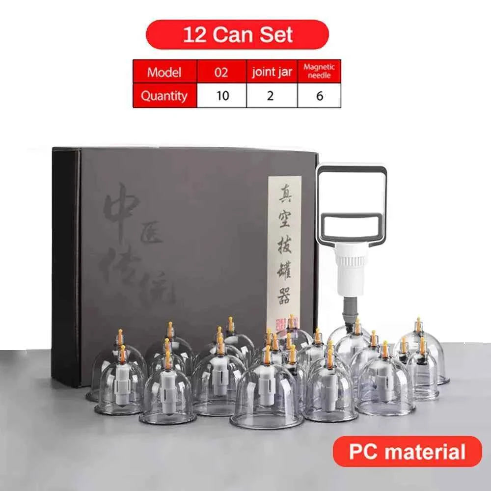 SET HIJAMA PRO — 12 Ventouses + Pompe - MoonRose by Amour’Eu