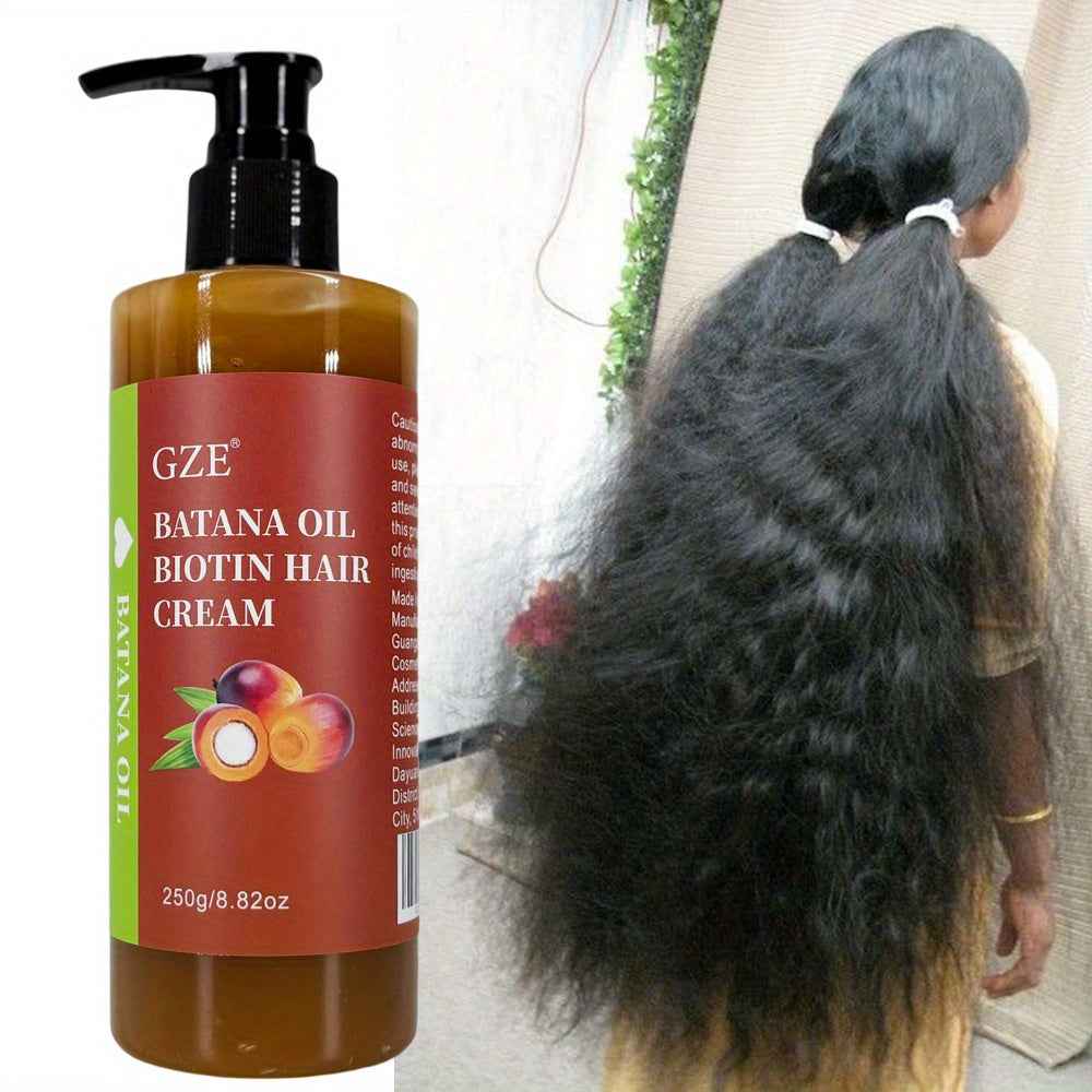 Crème Capillaire Huile de Batana Hydratation Intense – Cheveux Secs & Abîmés